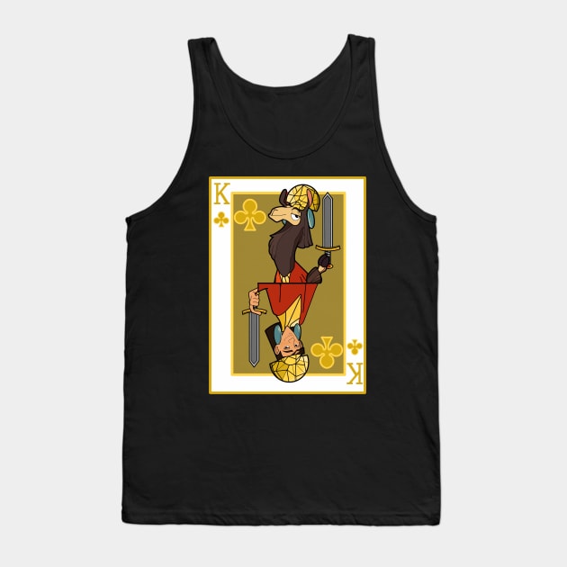 King of Clubs Tank Top by Ginny Heart Lab